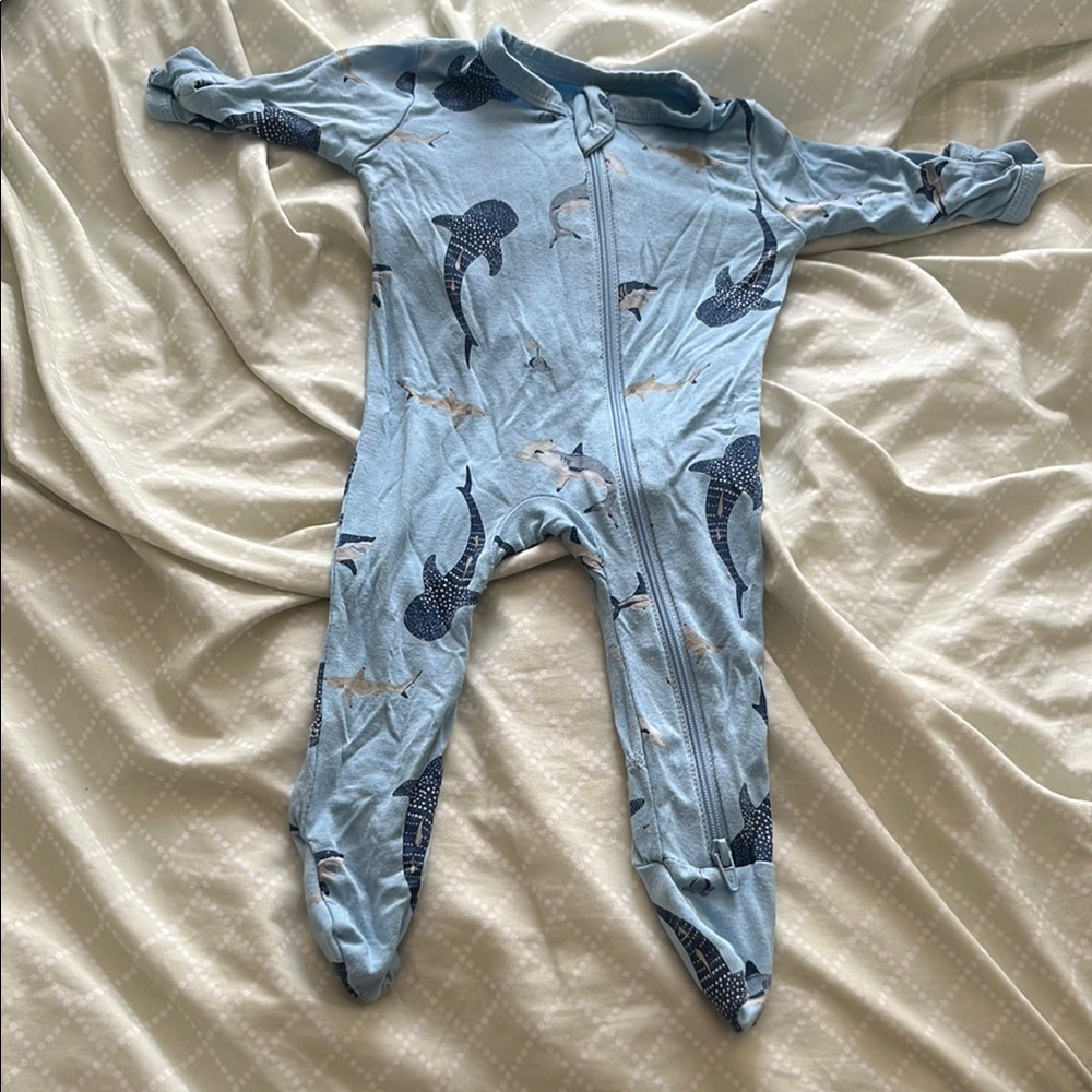 Kyte BABY Blue Footies One Piece